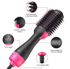 One Step Hot Air Brush 4 in 1 Hair Dryer, Straightener, Curler & Volumizer