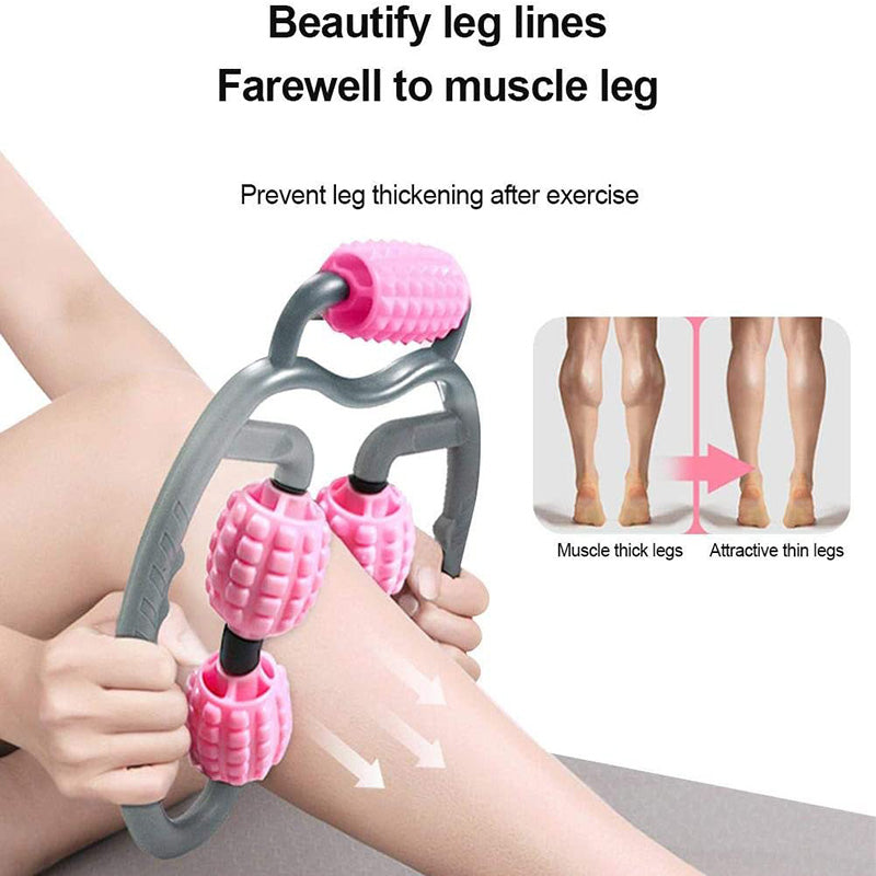 9 Wheel U Shape Roller Massager