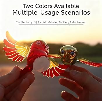 Cute Flying Companion Bird Car Ornament