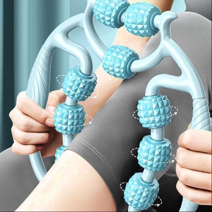 9 Wheel U Shape Roller Massager