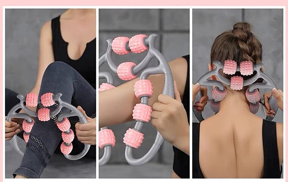 9 Wheel U Shape Roller Massager