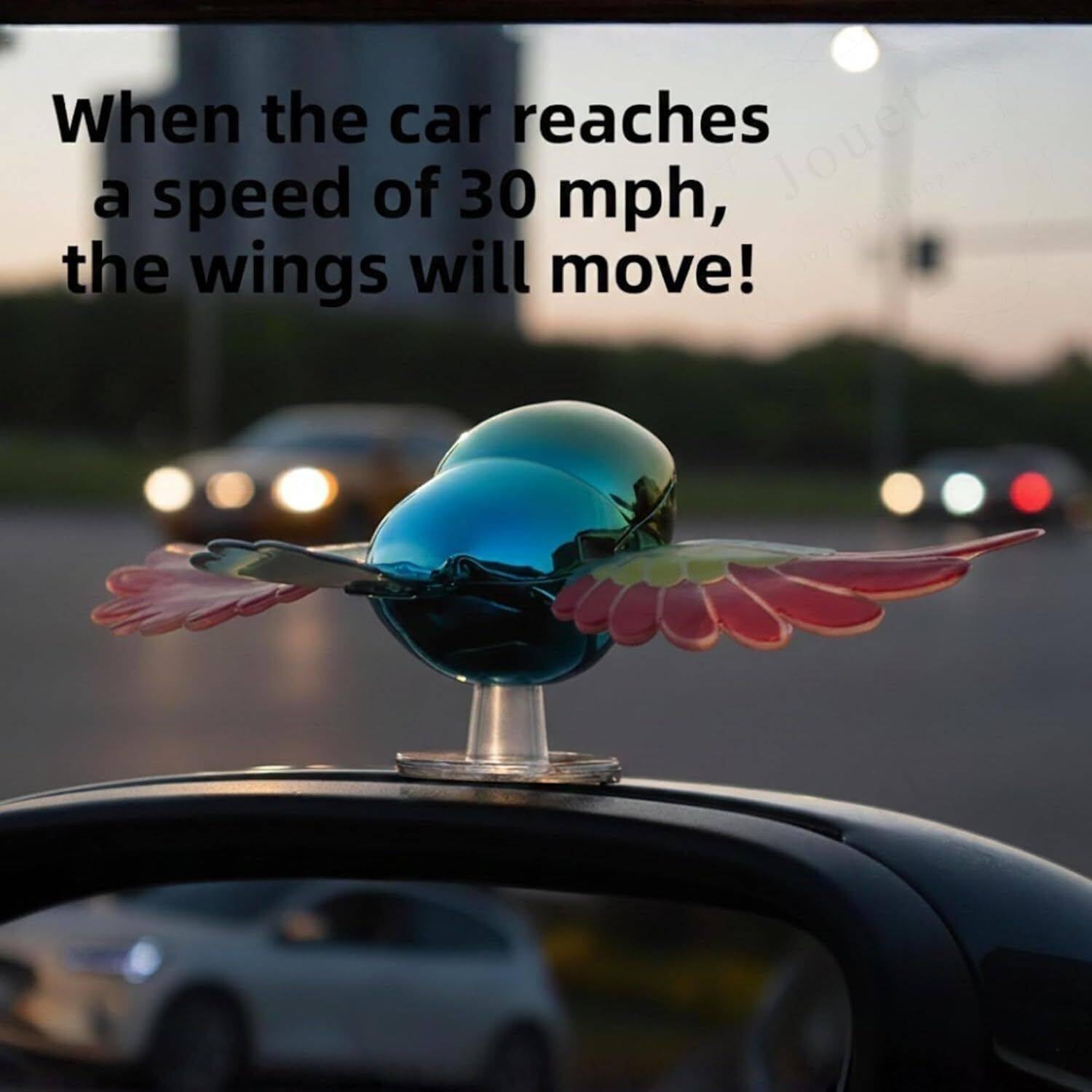 Cute Flying Companion Bird Car Ornament