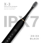 6 Modes Sonic Electric Toothbrushes for Adults Kids Smart Timer Rechargeable Whitening Toothbrush Waterproof 4 Brush Head