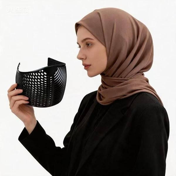 Lightweight Breathable Hijab Crown Cap, Non-Slip Nylon Holder for Effortless Hijab Hold, All-Day Comfortable Wear for Women