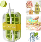 2-in-1 Ice Cube Maker Water Bottle