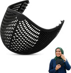 Lightweight Breathable Hijab Crown Cap, Non-Slip Nylon Holder for Effortless Hijab Hold, All-Day Comfortable Wear for Women