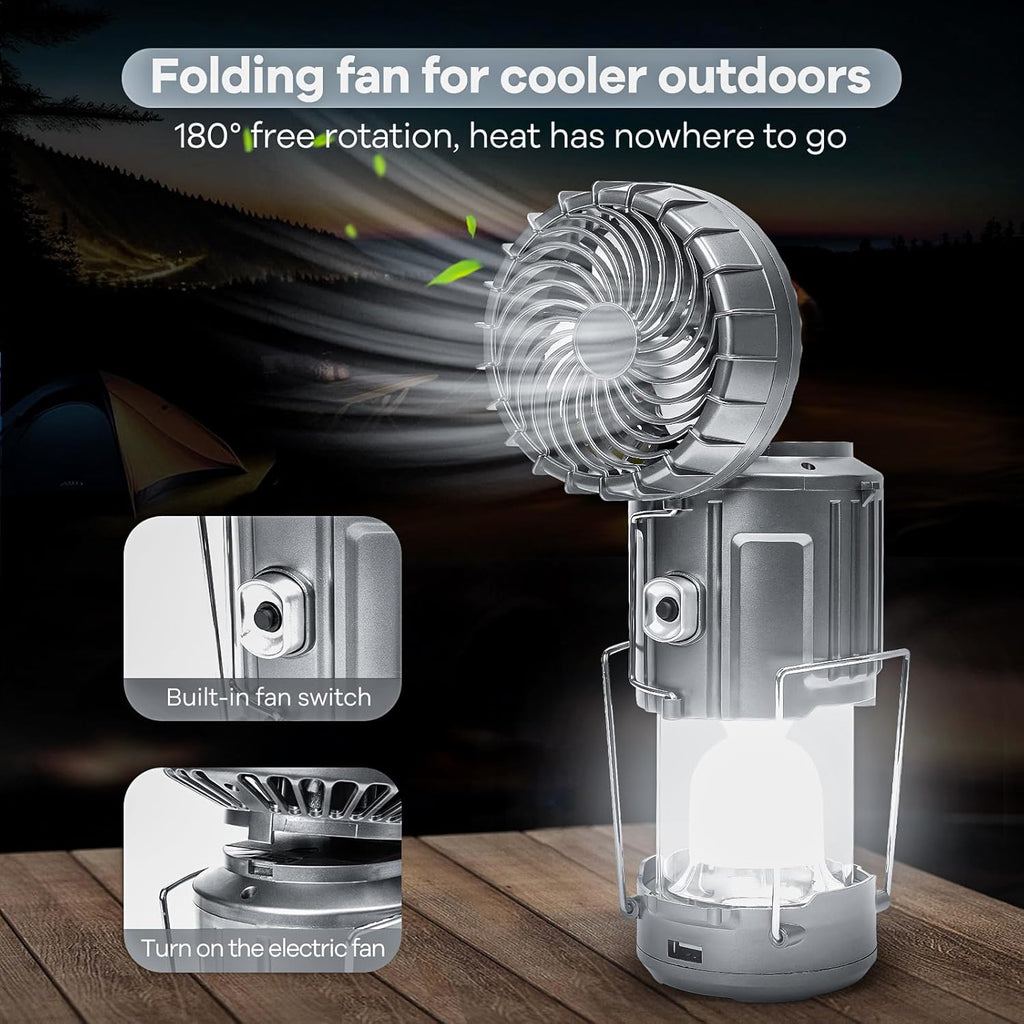 3 in 1 Solar Fan Lamp