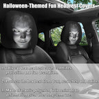 Ghost Car Headrest Cover