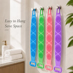 2-in-1 Silicone Back Scrubber and Bath Brush