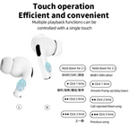 A9 Pro Earphones Wireless Bluetooth 5.4 Headset ANC Noise Reduction Mic Call Earbuds LED Touch Screen Control Headphone