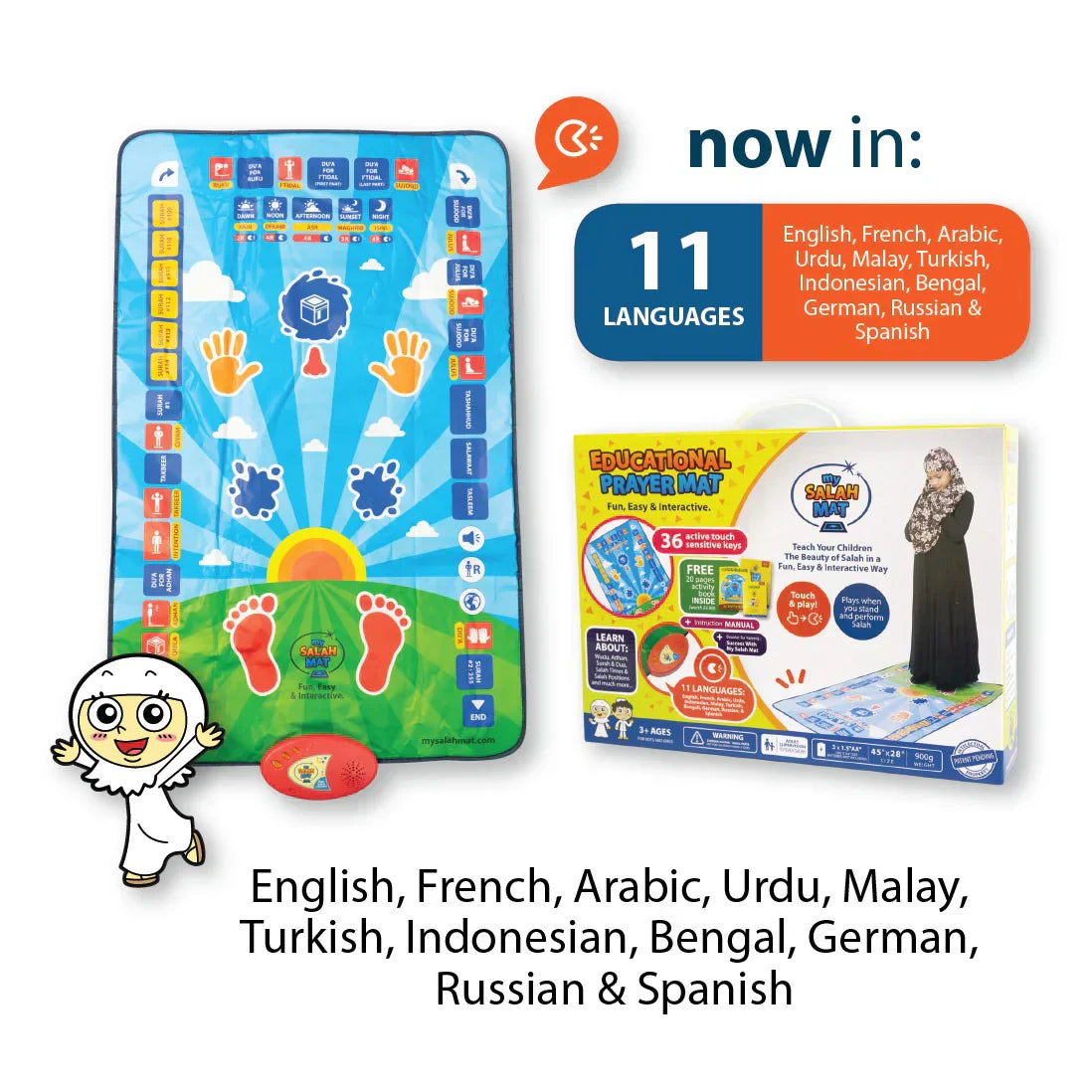 Automatic Educational Prayer Mat For Kids