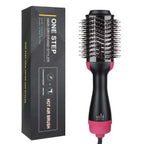 One Step Hot Air Brush 4 in 1 Hair Dryer, Straightener, Curler & Volumizer
