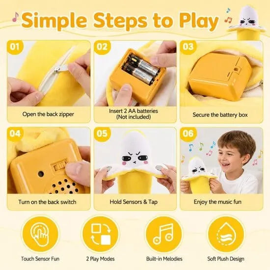 Sensor Musical Plush Banana