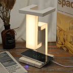 LED Floating Ambient Night Light with Wireless Charging Desk Lamp – Anti-Gravity Lamp