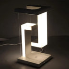 LED Floating Ambient Night Light with Wireless Charging Desk Lamp – Anti-Gravity Lamp